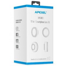 Apexel 11 in 1 Smartphone Camera Lens Kit 11 Different Lenses iPhone Android