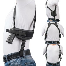LH Horizontal Shoulder Holster w/Mag Pouch Colt 1911 Government