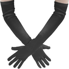 2 Paar Lange Handschuhe, Seidenhandschuhe, Sa...