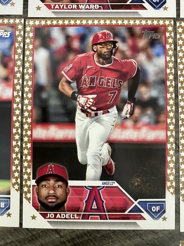 Los Angeles Angels 2023 Topps Gold Star Border Parallel Los Angeles Angels Lot - Picture 8 of 14
