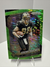 2025 Panini Prizm - Jeremy Shockey #200 Neon Green Pulsar Prizm