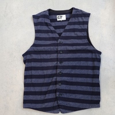 Men's Wear Engineered Garments Engineered Garments Striped Vest M Made in USA Na