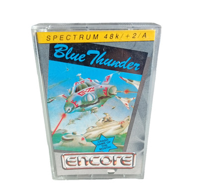 Spectrum 48k / +2 / A Blue Thunder Cassette Game Encore 1989 Elite NOS