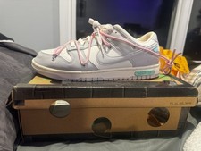 Off White Dunk Lot Nine 9 Size 10 Worn Once