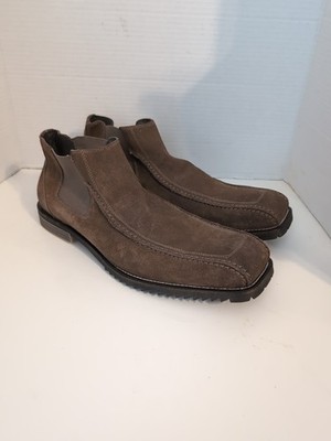 NWOB Gordon Rush Men's Suede Double Gore Chelsea Boots Sz. 12 Rugged Western