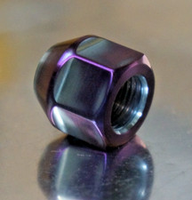 Purple 14x1.5 19mm 34 Titanium Lug Wheel Nut Acorn Open 20pcs