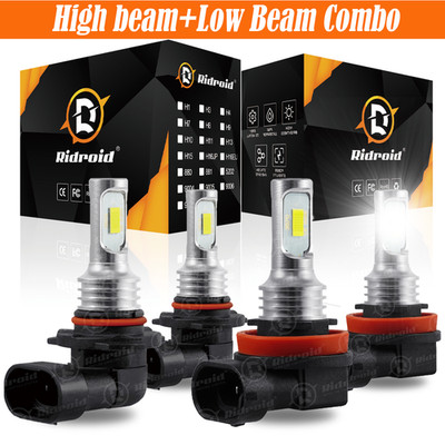 For Volvo VNL VN VNM 630 670 730 780  LED Headlight High Low Beam Bulbs 6000K