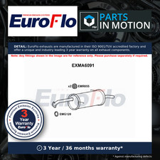 Exhaust Back / Rear Box fits MAZDA 2 1.3 07 to 15 EuroFlo ZJ2340100 ZJ3440100