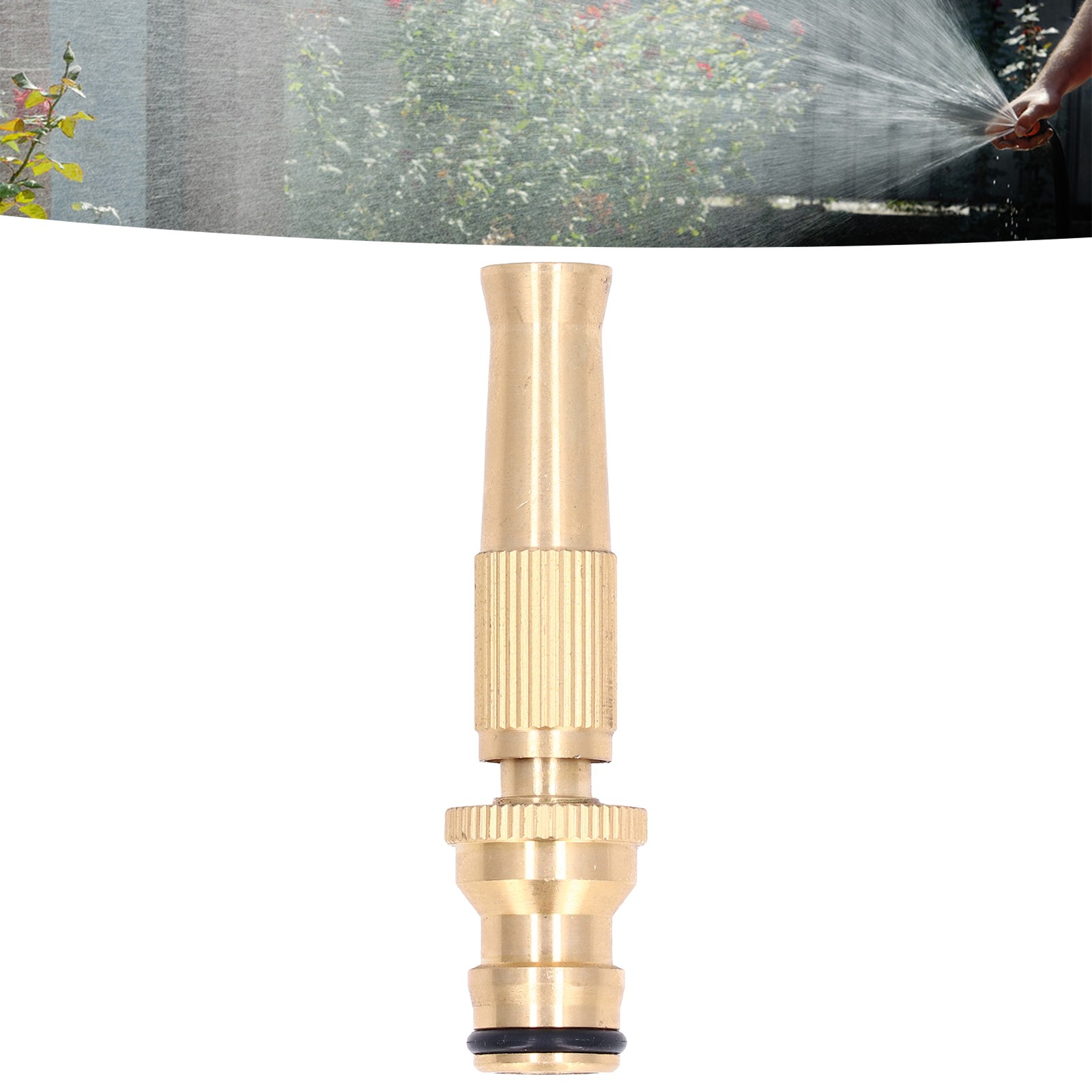 Adjustable Brass Hose Nozzle For High Pressure Garden Spraying Recommended