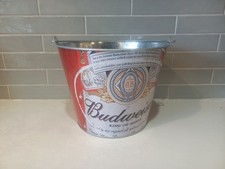 Budweiser Bud Beer Ice Bucket man cave shed mancave Buddy Buds