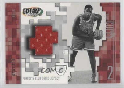 2001 UD Playmakers Limited Player's Club Game Jerseys Eddy Curry Rookie RC 0b9