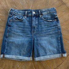 Old Navy O.G. Straight High Rise Rolled Hem Shorts Size 8