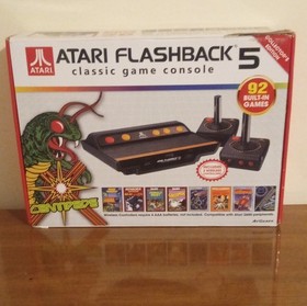 Atari Flashback 5 Game Console Black/Orange w/ 92 Games & 2 Wireless Controllers