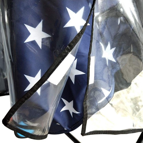 Weather Shield for Double Stroller Raincoat Universal Size Side by Side Baby ... - Picture 7 of 7