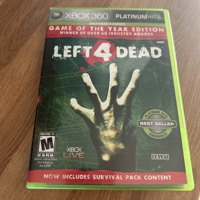 Left 4 Dead Xbox 360 CIB Microsoft Xbox 360 2008 GOTY Complete w Manual Tested