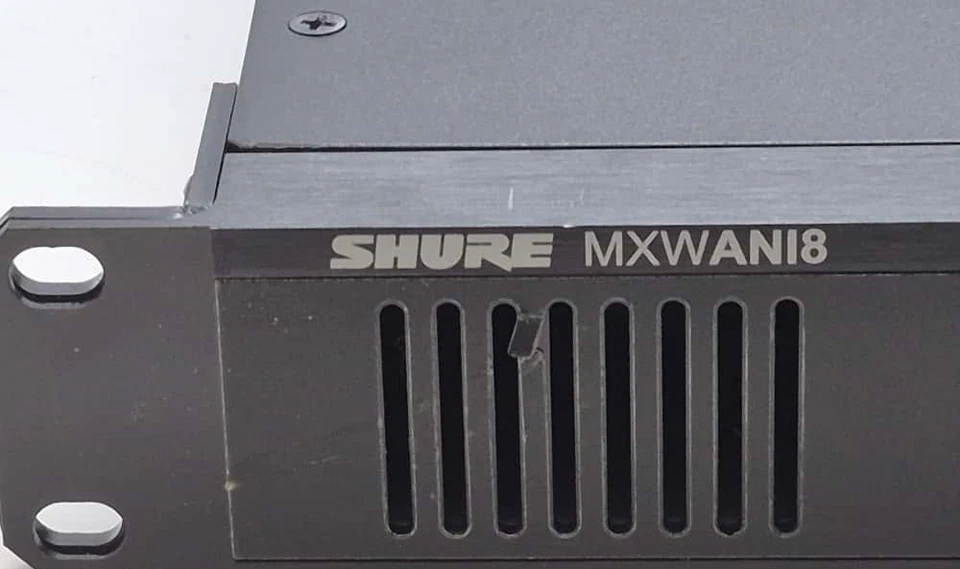 Shure MXWANI8 8-Channels Audio Network Interface | Dante-Enabled Wireless System - Image 2 of 4