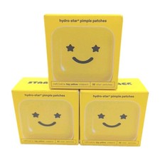 3x Starface Big Yellow Hydrocolloid Star Shaped 32 Pimple Patches Skin Treatment