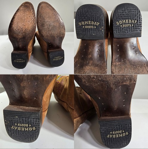 Vintage Someday Boots LSU Girls Kids Sz 5 Collegiate Cowboy Football Tiger Logo - Picture 14 of 15