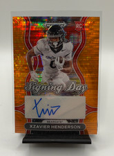 2025 Panini Prizm Draft Picks - Xzavier Henderson #SD-XHN Orange Auto (RC)