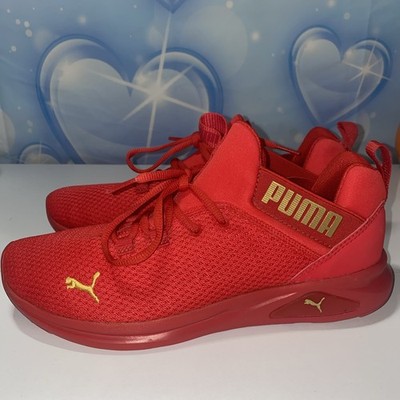 PUMA  ENZO 2  Red And Gold Size 8.5 Women s