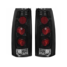 2pcs Rear Side Smoke Lens Black Housing Tail Lights for GMC Chevy 127-10204
