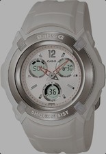 GShock Baby G Model: BG-1501J Module: 3766 Off White Resin case and band