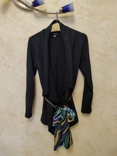 Women Club Monaco Sweater Grey Wool 38 / M / 46