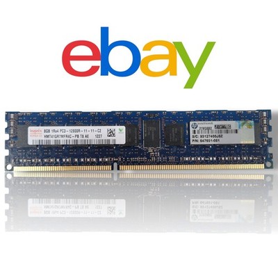   SK hynix 8GB DDR3 ECC Registered PC3-12800R 1600MHz 1Rx4 Server RAM  #S85