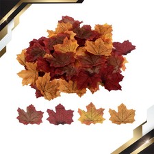 200 Set Artificial Leaves Mixed Fall Maple Autumn Fake Leaf for Wedding Party