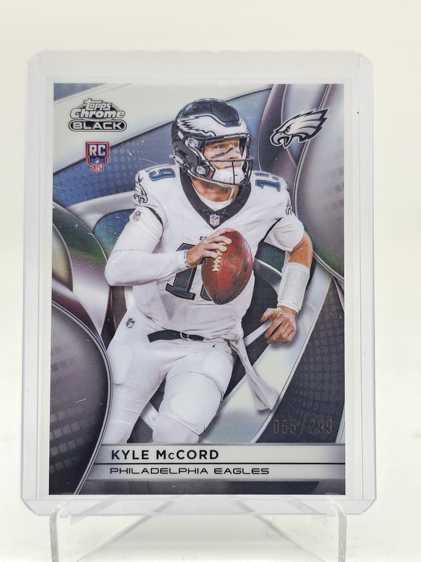 KYLE MCCORD 2025 TOPPS CHROME BLACK ROOKIE REFRACTOR RC /239 #159 Q6608