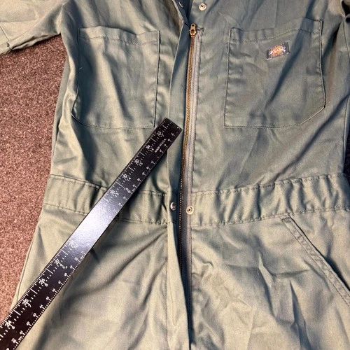 Dickies Coveralls Womens S Green FLEX Cooling Temp iQ Mechanic Uniform Jumpsuit image 5