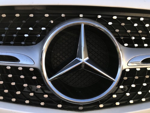 Mercedes Benz GLC GLE GLS Class Matt Black Front Grille Star Badge Decals - Picture 2 of 10