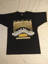 Vintage 1994 Pittsburgh Steelers Central Division Champs shirt Large