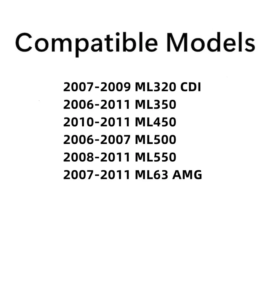 Fit Mercedes Benz ML 350 450 500 550 63AMG 320CDI Rear Window Back Glass Heated  - Image 3 of 4