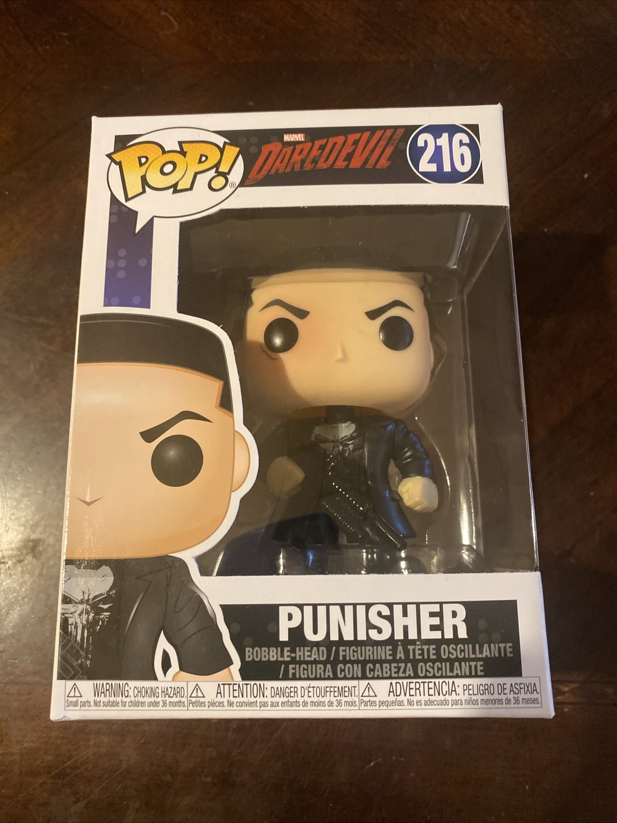 Cabeza De Bobble De Vinilo Funko Pop De Marvel Daredevil: Punisher (11092)