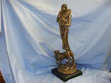 Maasai Tribe Lea The Flock I Tend Patina Arfican Tribal Africa Figurine New