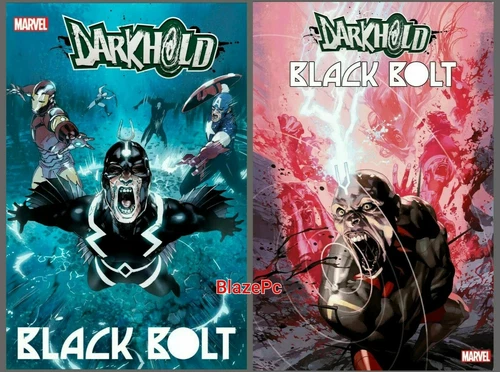 Darkhold Black Bolt #1 Cover A B Variant Set or 1:10 Incentive Options NM