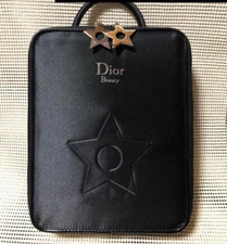 Christian Dior BEAUTY BAGS pouch black case box charm