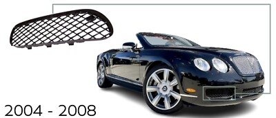 2004-2008 Bentley Continental Gt & Gtc Front Right Bumper Grill