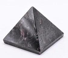 2.1" Dark Red Garnet Almandine Pyramid Polished Natural Gemstone Crystal - India
