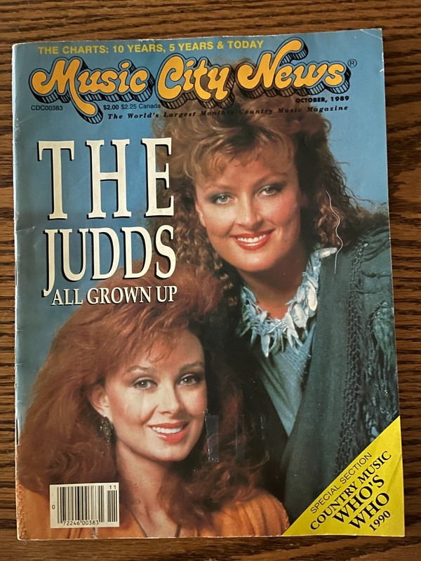 Music City News October 1989 with The Judds