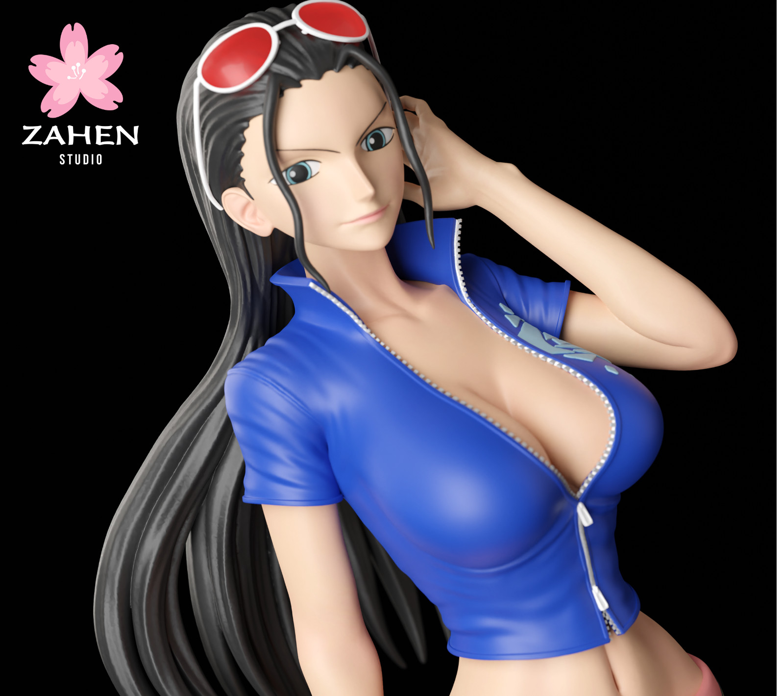 Figura de resina de detalle ultra alto Nico Robin 12K - 17 cm - pintada a man...