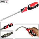 Flexibeler Schraubendreher Lang 150mm Vierkant Schraubenzieher 1/4 " Biegsam KFZ