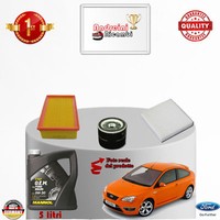 Inspektionskit Filter + ÖL Ford Focus Ii 1.6 Ti-Vct 85KW 115CV Von 2005-> 2011