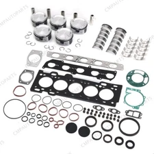 Engine Overhaul Rebuild Kit For Volvo S40 S60 S80 C30 C70 V70 2.5L T5 L5 B5254T7