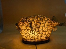 Lampe poisson Diodon naturalisé
