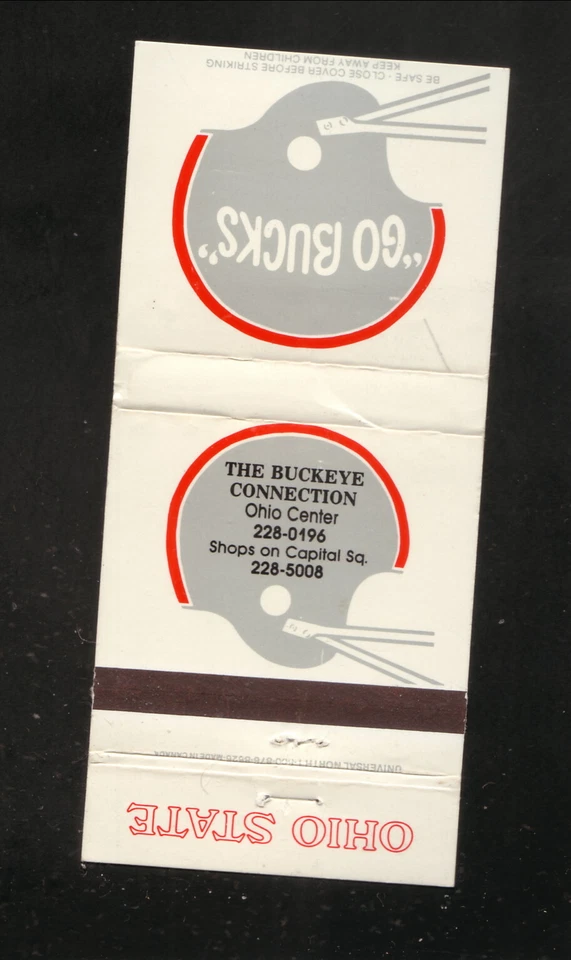 Ohio State Buckeyes 1991 Football Matchbook Cover Schedule Buckeye Connection - Image 2 of 2