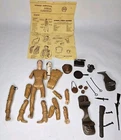 Marx Johnny West The Action Cowboy Figure Parts Lot Weapons Accessories Manual