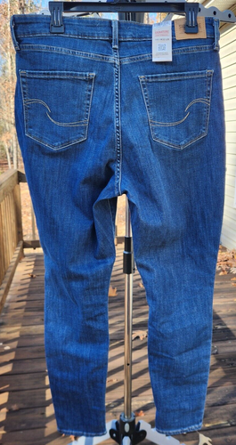 Levi Strauss Signature Women's High Rise Skinny Blue Jeans 14S W32 x L28 - Picture 2 of 6