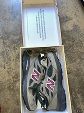 Size 12 - New Balance Teddy Santis x 990v3 Made in USA Green Purple Worn Once